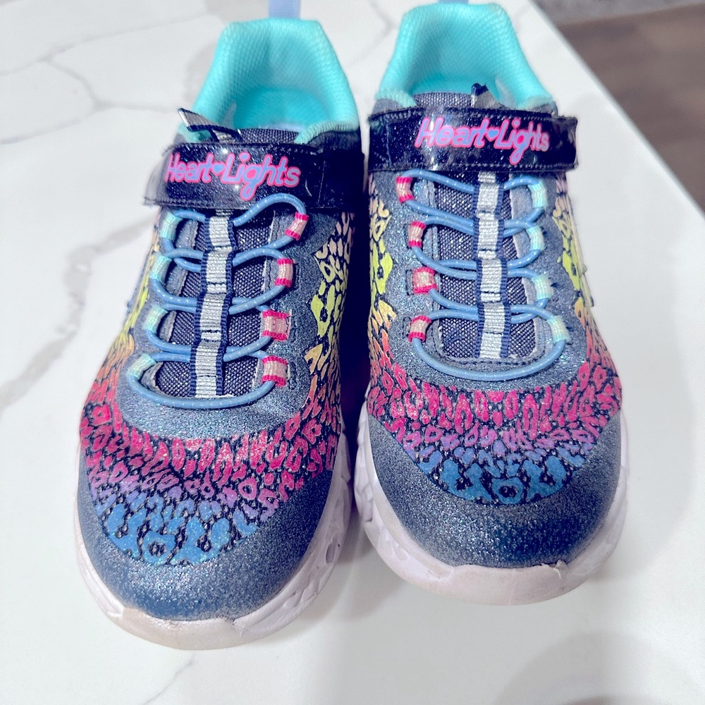Sketcher heart light up shoes